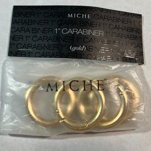 Miche Gold 1" Carabiner Rings